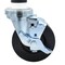 Bk Resources 4-inch Hard Rubber Stem Casters, Top Lock Brake, 300lb Capacity, 4PK 4SBR-RA-HR-PS4 - alternate 8